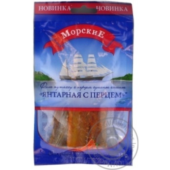 Янтарна з перцем Морские 18г купити, ціни на МегаМаркет - фото 1