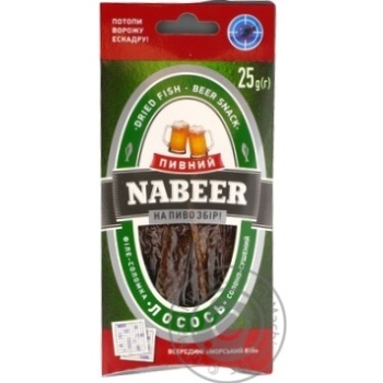Snack Nabeer salted dried 25g - buy, prices for MegaMarket - photo 1