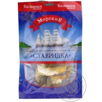 Snack scad Morskie salted dried 60g - buy, prices for MegaMarket - photo 1