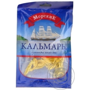 Кальмари Морські сушені солоні 36г купити, ціни на МегаМаркет - фото 1