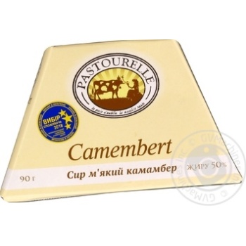 Cheese camembert Pastourelle soft 50% 90g - buy, prices for MegaMarket - photo 1