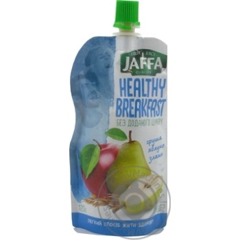 Jaffa Healthy breakfast pear-apple-cereals smoothie 120g - buy, prices for MegaMarket - photo 1