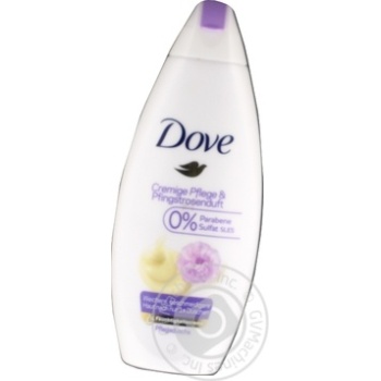 Крем-гель для душа Dove Сливочная ваниль и пион 250мл купить, цены на МегаМаркет - фото 1