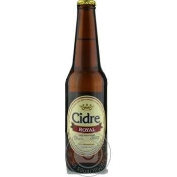 Сидр Cidre Royal яблочный полусладкий 0,33л стекло купить, цены на МегаМаркет - фото 1