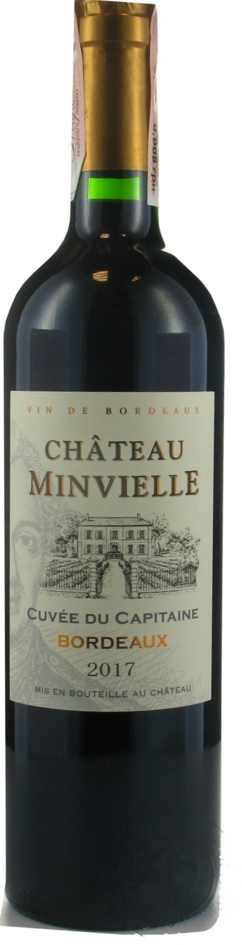

Вино Chateau Minvielle Cuvee du Capitaine Bordeaux красное сухое 13,5% 0,75л