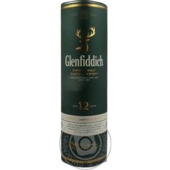 Whiskey Glenfiddich single malt 40% 12yrs 500ml Scotland England - buy, prices for MegaMarket - photo 1