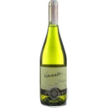 Вино Winemaker Шардоне біле сухе 12,5% 0,75л купити, ціни на МегаМаркет - фото 1
