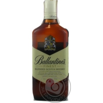 Віскі Ballantine's Finest 40% 0,7л купити, ціни на МегаМаркет - фото 1