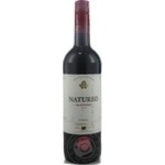 Wine shiraz red dry 0.5% 750ml glass bottle