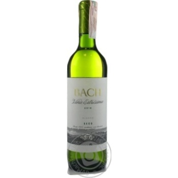 Вино Bach Extrisima Blanco Seco біле сухе 0.75л х6 купить, цены на МегаМаркет - фото 1