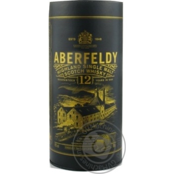 Віскі Aberfeldy 12yo Box 40% 0.7л х6 купити, ціни на МегаМаркет - фото 1