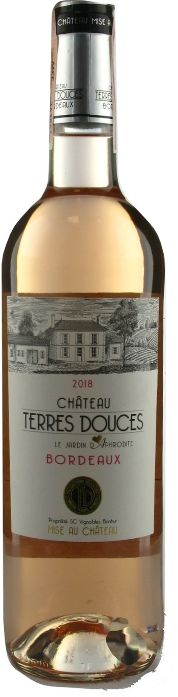 

Вино Chateau Terres Douces Cuvee Le Jardin Aphrodite Rose Bordeaux розовое сухое 12,5% 0,75л