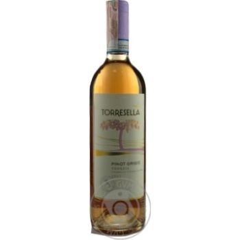 Вино Torresella Venezia Pinot Grigio рожеве сухе 0.75л х6 купить, цены на МегаМаркет - фото 1