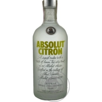Absolut Citron Vodka 0,7l - buy, prices for MegaMarket - photo 1