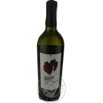 Georgian History Alazani Valley White Semi Sweet Wine 11-13% 0.75l - buy, prices for MegaMarket - photo 2