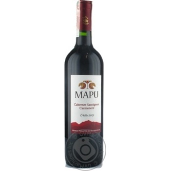 Wine cabernet sauvignon Rotschild Karmen red dry 13.5% 2008year 750ml glass bottle Chili - buy, prices for MegaMarket - photo 1