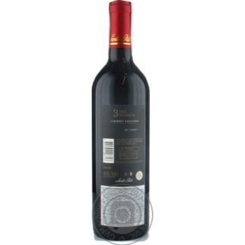 Вино Tres Medallas Cabernet Sauvignon червоне сухе 0,75л х3 купить, цены на МегаМаркет - фото 2