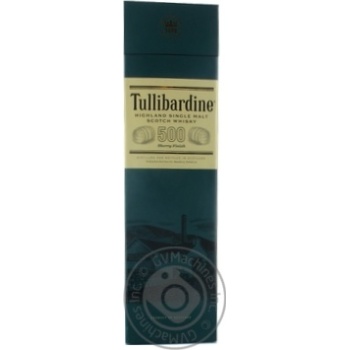 Віскі Tullibardine Sherry Finish 500 Box 43% 0.7л х3 купить, цены на МегаМаркет - фото 1