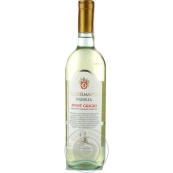 Wine pinot grigio white dry 12% 750ml Italy - buy, prices for MegaMarket - photo 1