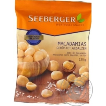 Макадамія Seeberger ядра 125г x13 купить, цены на МегаМаркет - фото 1