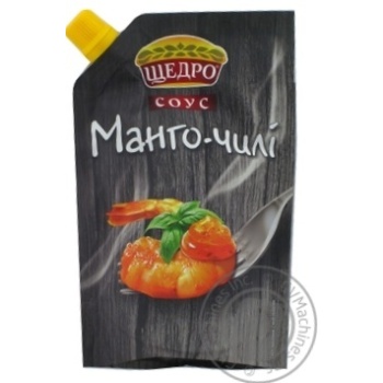 Соус Щедро Манго-чилі 200г х30 купити, ціни на МегаМаркет - фото 1
