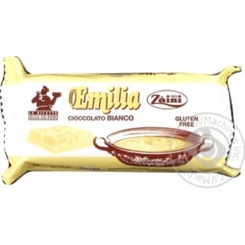 Шоколад ZAINI Емілія 200г білий И077 (Італія) - купить, цены на КОСМОС - фото 1