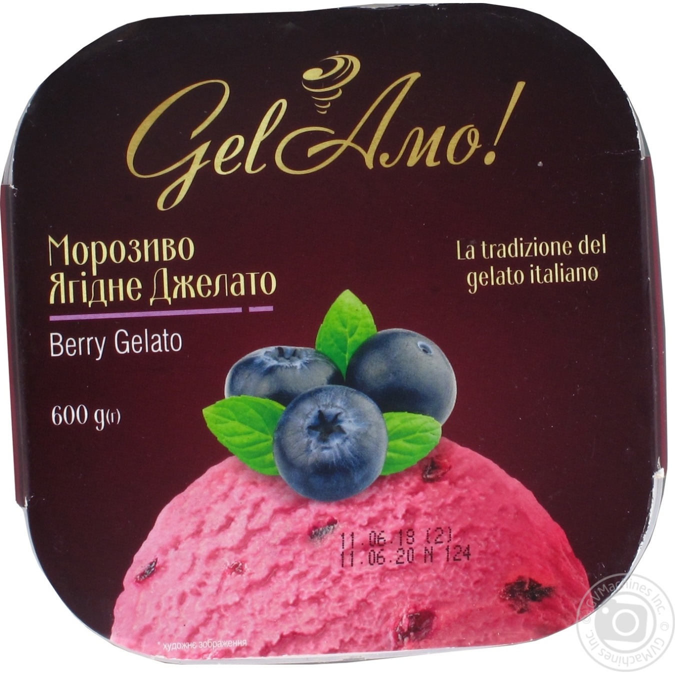 

Мороженое Gel'Amo Ягодное Джелато 600г