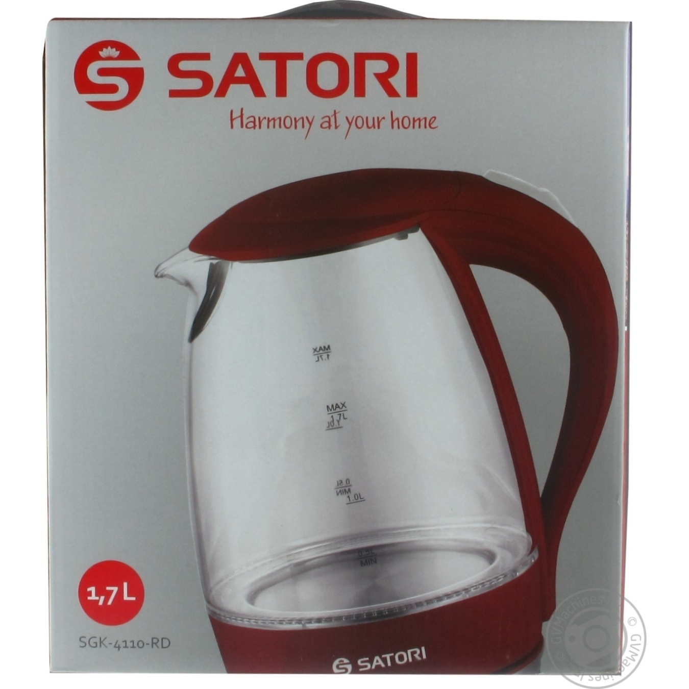

Чайник Satori 1,7л SGK-4110-RD