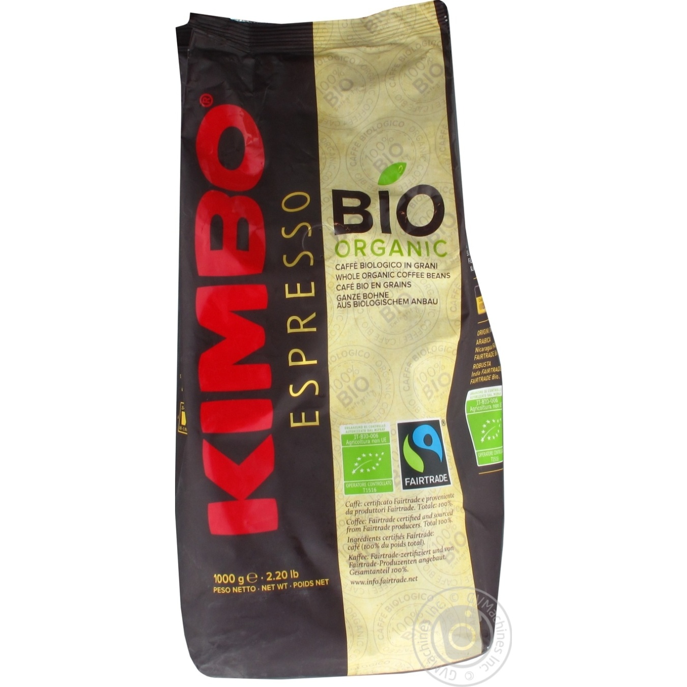 

Кофе Kimbo Espresso BIO organic 1кг
