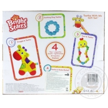 Bright Starts for children soothing teether gift set - buy, prices for ULTRAMARKET - photo 2