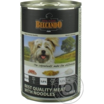 Belcando Dog Food Meat With Noodles 0.4kg - buy, prices for MegaMarket - photo 1