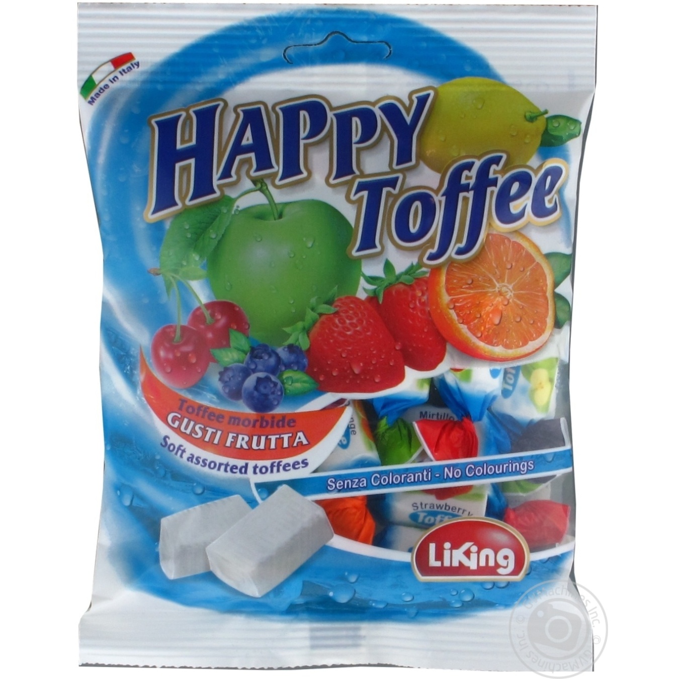 

Леденцы Liking Happy Toffee Фруктовый ирис 125г