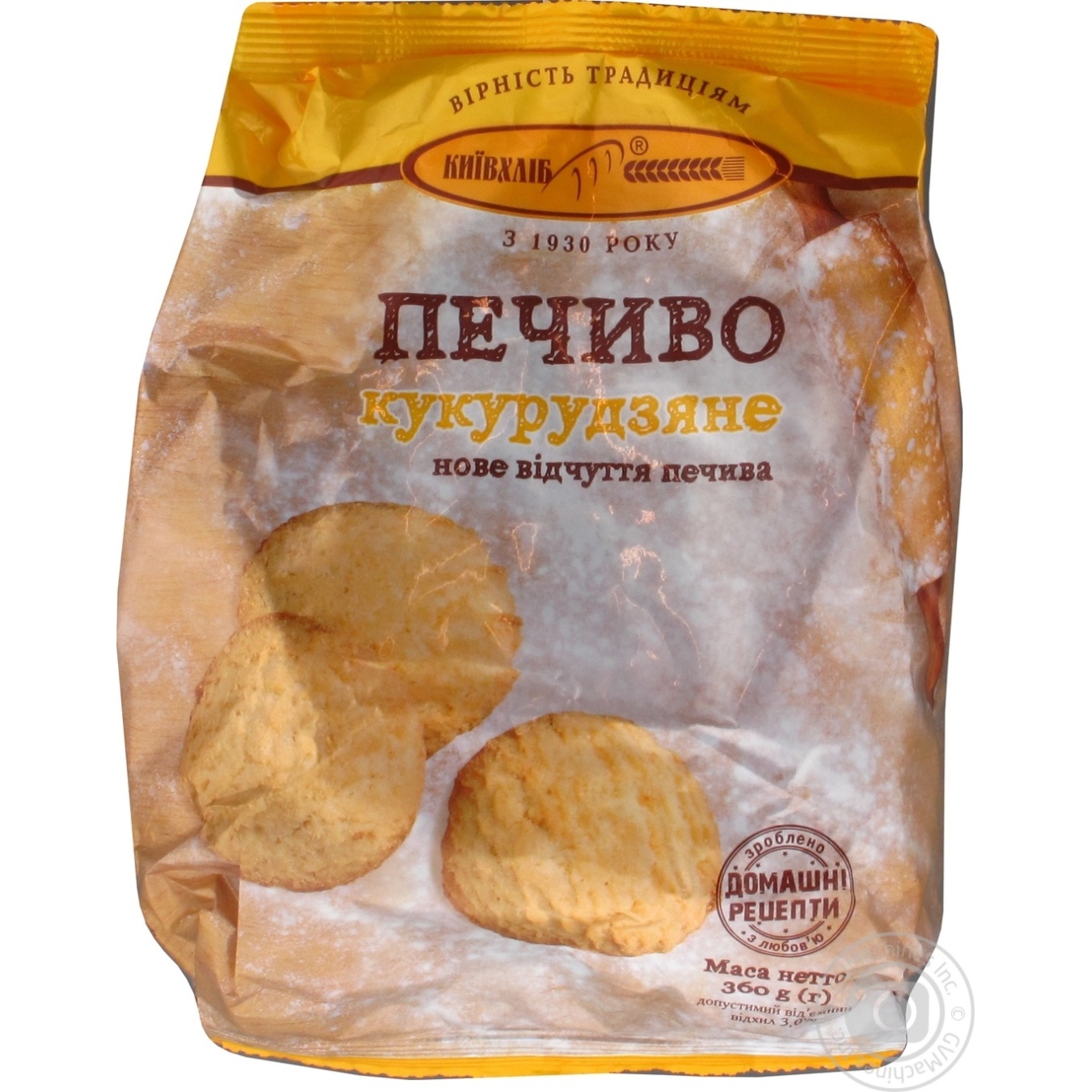 

Печенье Киевхлеб Кукурузное 360г