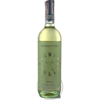 Вино Andantino Soave DOC біле сухе 12% 0,75л - купити, ціни на Таврія В - фото 1