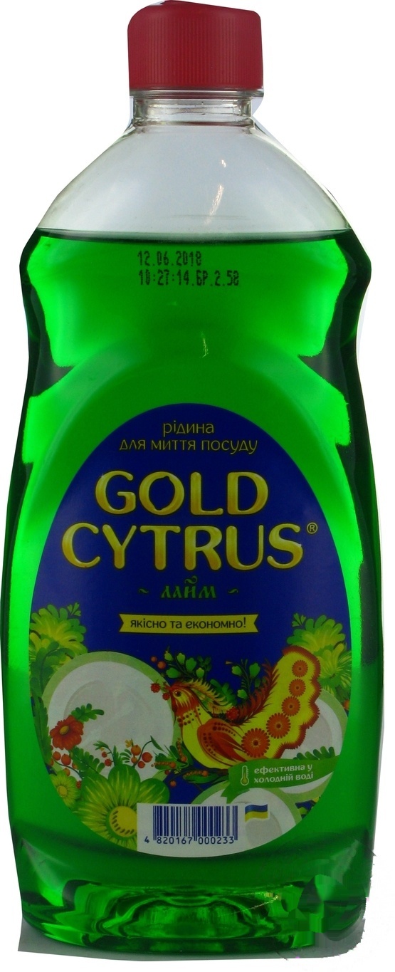

Средство Gold Cytrus для посуды Лайм 500мл