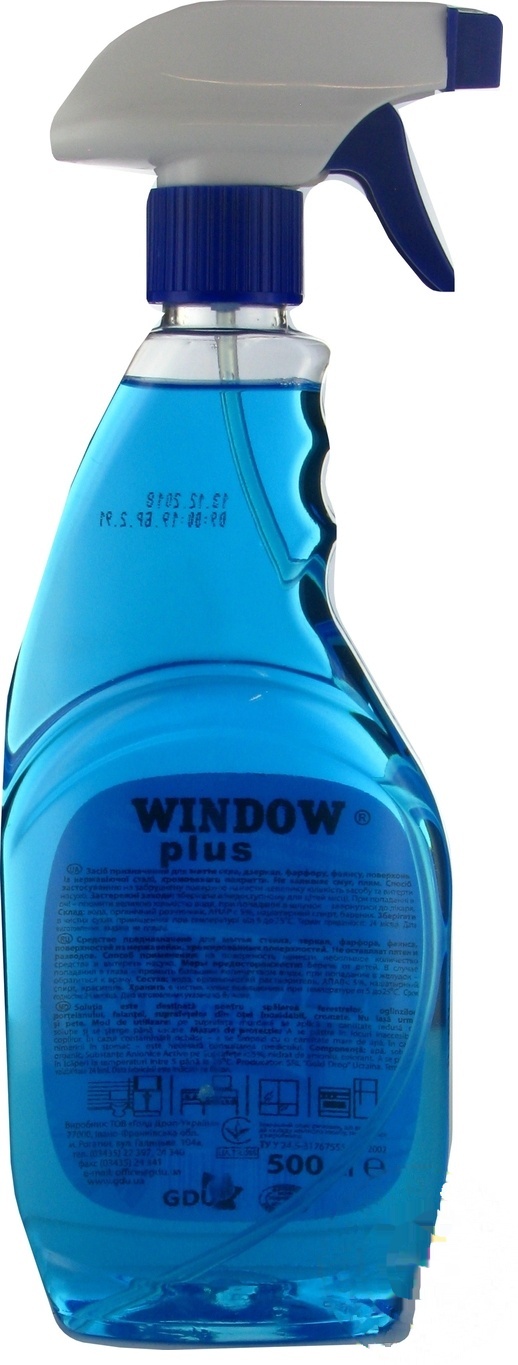 

Средство для мытья окон Window Plus синий распыл 500мл