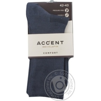 Accent Asphalt Men's Socks 27-29s - buy, prices for - photo 1