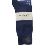 Accent Dark Blue Men's Socks 25s