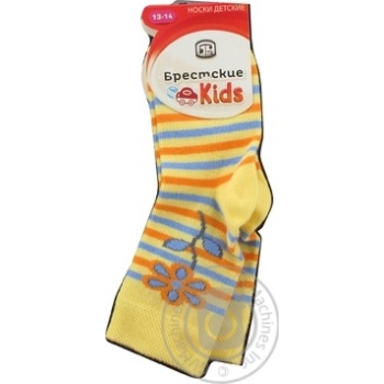 Brestskie Yellow Children's Socks 17-18s - buy, prices for Tavria V - photo 1