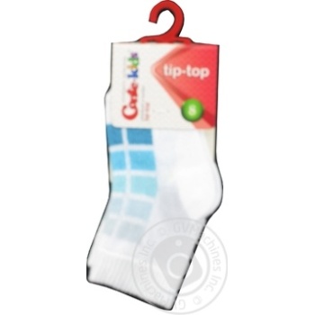 Conte Kids Tip-Top Children's Socks s.8 White-Turquoise - buy, prices for COSMOS - photo 1