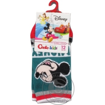 Conte Kids Disney Children's Socks s.12 Dark Turquoise - buy, prices for COSMOS - photo 1