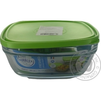 Duralex Lys With Green Lid Bowl 2l - buy, prices for MegaMarket - photo 1