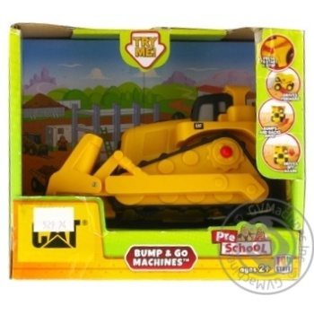 Toy State CAT Bulldozer Toy with Sound and Light 15cm - buy, prices for ULTRAMARKET - photo 1