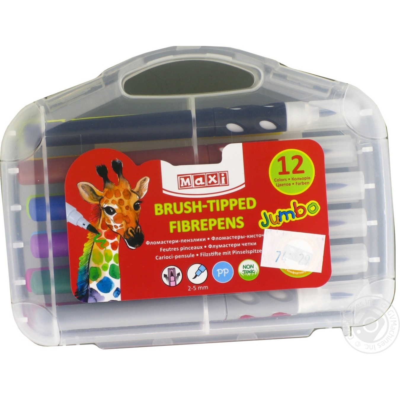 

Фломастеры Jumbo 12 цветов