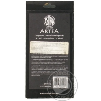 Astra Charcoal For Drawing 12pcs - buy, prices for MegaMarket - photo 2