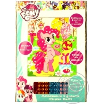Аппликация My Little Pony Пинки Пай из фольги Аппликация My Little Pony Пинки Пай из фольги - купить, цены на - фото 1