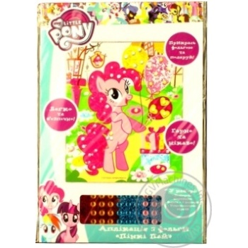 Аппликация My Little Pony Пинки Пай из фольги - купить, цены на Auchan - фото 1