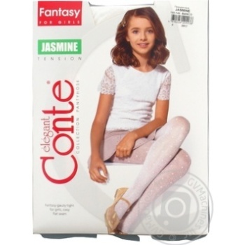 Conte Elegant Jasmine Bianco Сhildren's Tights Size 140-146 - buy, prices for - photo 3