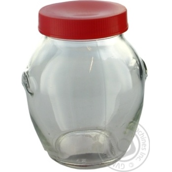 Twist-off Glass Jar with Cover 350ml - buy, prices for MegaMarket - photo 1