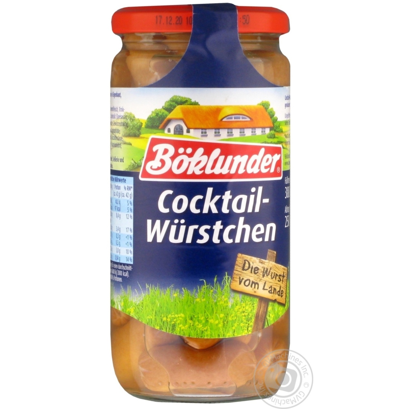 

Сосиски Boklunder Коктейльные в/к с/б 380г